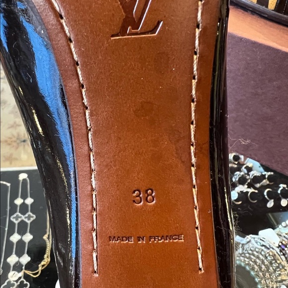 Louis Vuitton Damier patent pump - Picture 4 of 4